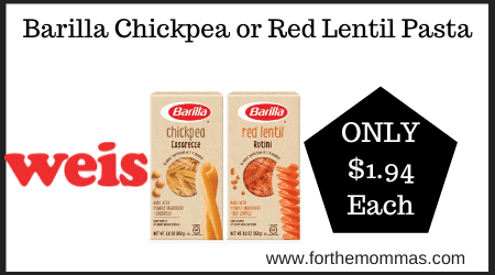 Barilla Chickpea or Red Lentil Pasta