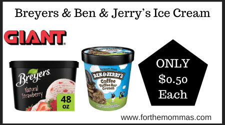 Breyers & Ben & Jerry's Ice Cream