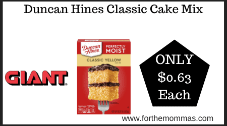 Duncan Hines Classic Cake Mix