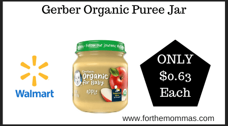 Gerber Organic Puree Jar