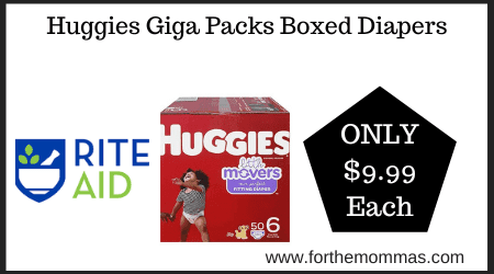 Huggies Giga Packs Boxed Diapers