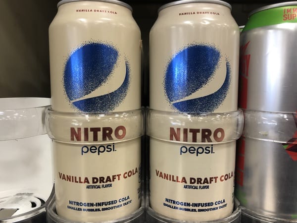 Nitro Pepsi Single Serve Drinks