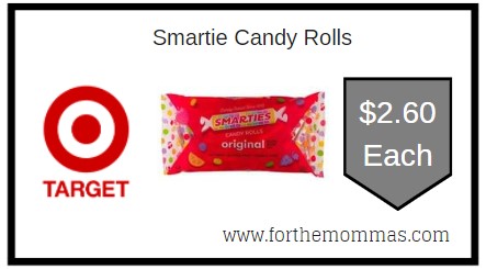 Target: Smarties Candy Rolls ONLY $2.60 Each Thru 5/28