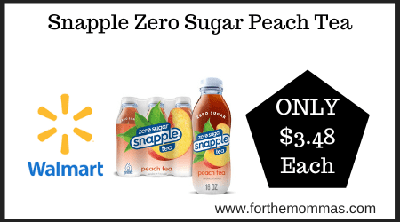 Snapple Zero Sugar Peach Tea