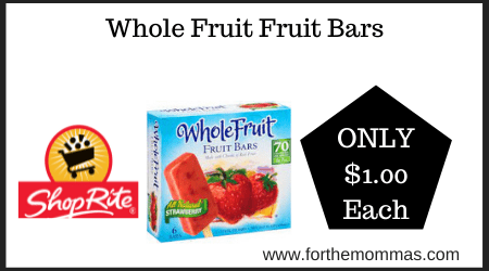 Whole Fruit Fruit Bars