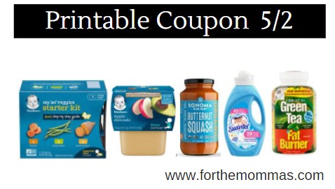 Newest Printable Coupons 5/2: Save on Gerber, Barilla & More