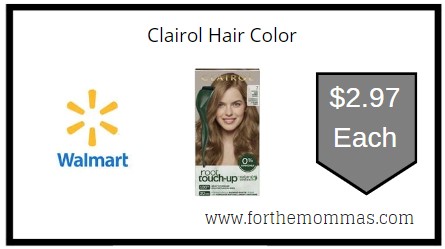Walmart: Clairol Hair Color ONLY $2.97 Each 