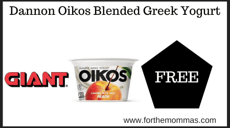 Dannon Oikos Blended Greek Yogurt