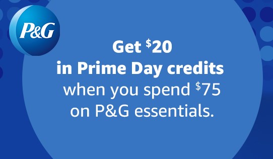 Free $20 Amazon Credit for Prime Members with P&G Purchase