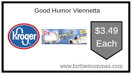 Kroger: Good Humor Viennetta ONLY $3.49 Each