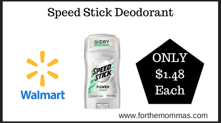 Speed Stick Deodorant