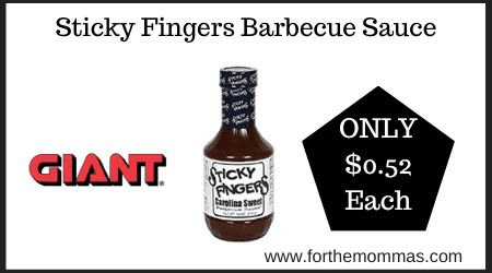 Sticky Fingers Barbecue Sauce