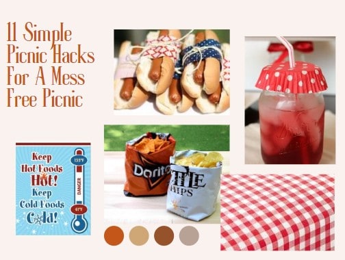 11 Simple Picnic Hacks For A Mess Free Picnic