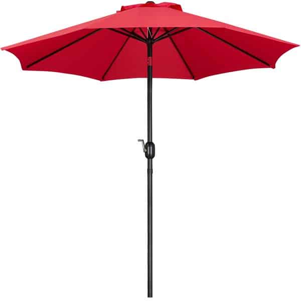 9 Foot Patio Umbrella With Crank