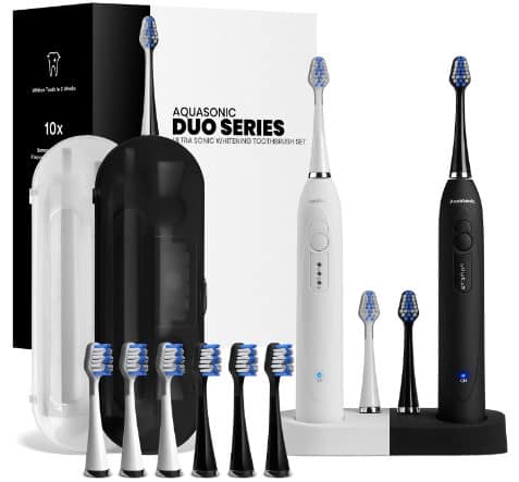 Amazon: AquaSonic Toothbrushes Set of 2 ONLY $39.95 (Reg $70)