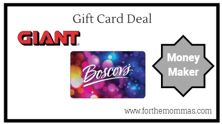 Giant: Gift Card Moneymaker Deal