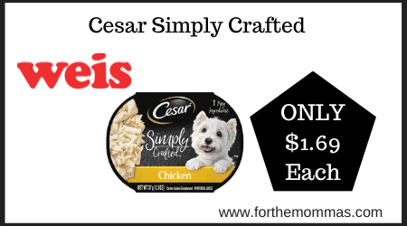 Weis: Cesar Simply Crafted ONLY $1.69 Each Thru 8/21