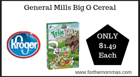 General Mills Big G Cereal