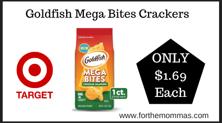 Goldfish Mega Bites Crackers
