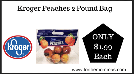 Kroger Peaches 2 Pound Bag