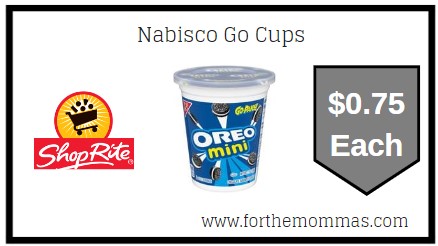 ShopRite: Nabisco Go Cups ONLY $0.75 Each