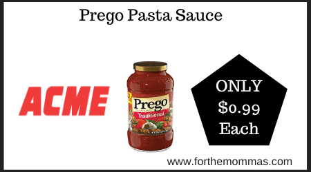 Acme: Signature Select Pasta Sauce JUST $0.99 Thru 8/4