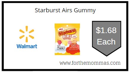 Walmart: Starburst Airs Gummy ONLY $1.68 Each