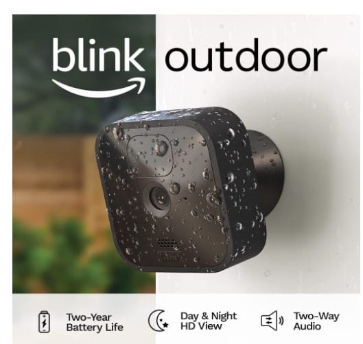 Amazon: Blink Outdoor Security Camera 2-Pack ONLY $99.99 (Reg. $180)