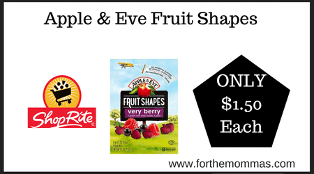 Apple & Eve Fruit Shapes