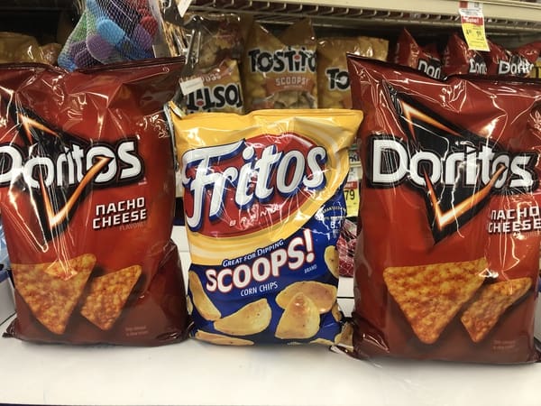 Doritos, Cheetos or Fritos Products