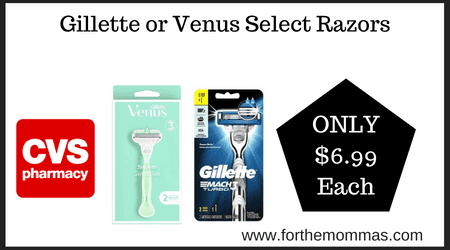 Gillette or Venus Select Razors