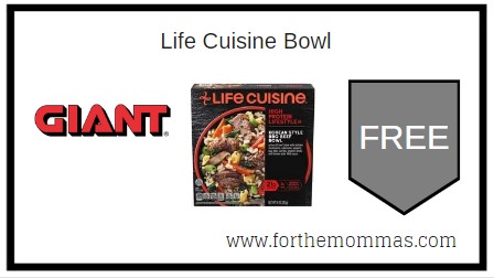 Giant: FREE Life Cuisine Bowl