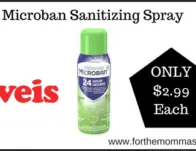 Microban Sanitizing Spray