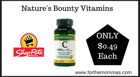 Nature's Bounty Vitamins