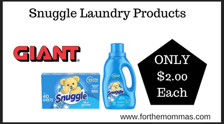 Snuggle Laundry Products