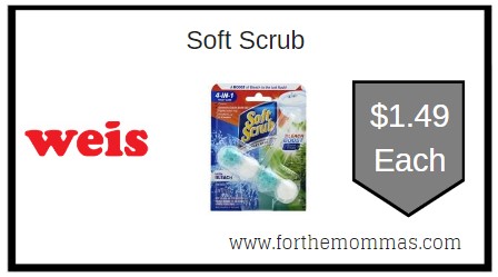 Weis: Soft Scrub ONLY $1.49 Each