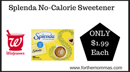 Splenda No-Calorie Sweetener