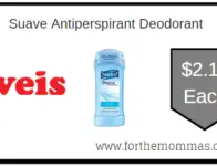 Weis Deal on Suave Antiperspirant Deodorant