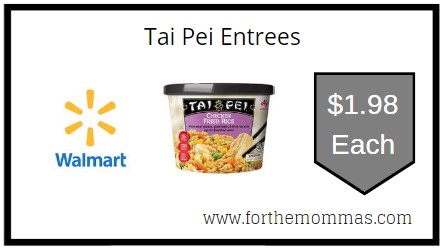 Walmart: Tai Pei Entrees ONLY $1.98 Each