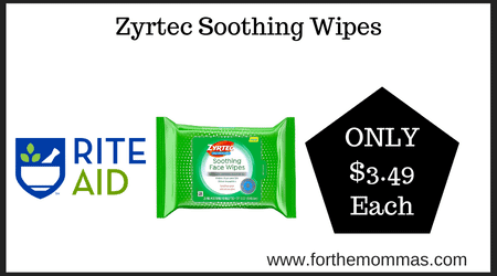 Zyrtec Soothing Wipes