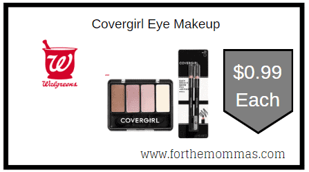 Walgreens: Covergirl Eye Makeup ONLY $0.99 Each