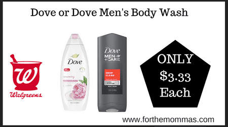 Dove or Dove Men's Body Wash