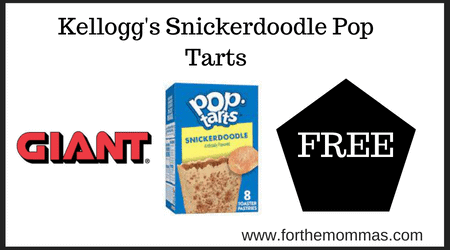 Kellogg's Snickerdoodle Pop Tarts