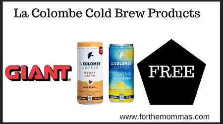 FREE La Colombe Cold Brew Products at Giant
