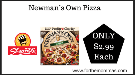 Newman’s Own Pizza