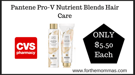 Pantene Pro-V Nutrient Blends Hair Care