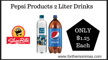 Pepsi Products 2 Liter Drink