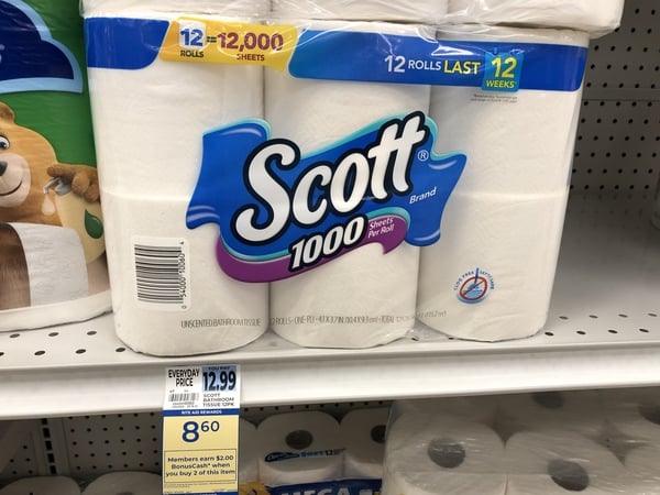 Scott Bath Tissue 12 Pack