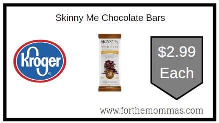 Kroger: Skinny Me Chocolate Bars ONLY $2.99 Each
