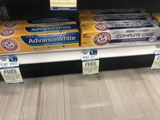 FREE Arm Hammer Toothpaste At Rite Aid